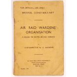 WWII SECOND WORLD WAR LOCAL BRISTOL INTEREST ARP BOOKLET