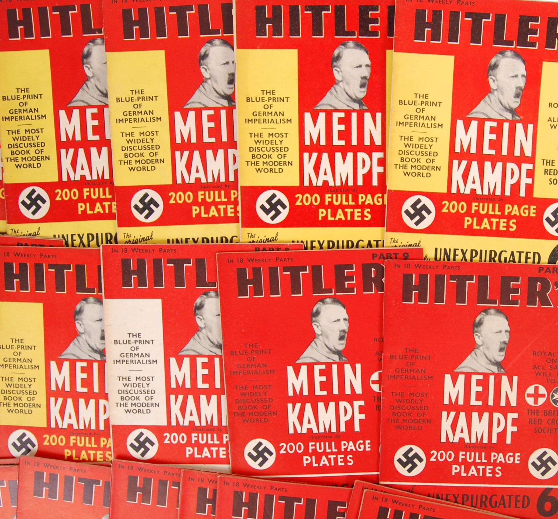 WWII SECOND WORLD WAR BRITISH RED CROSS ' MEIN KAMPF ' MAGAZINES - Bild 3 aus 4