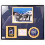 UNITED STATES NAVAL TEST PILOT SCHOOL FRAMED PRESENTATION