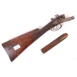 ANTIQUE 19TH CENTURY SV MARDELL SHOTGUN BUTT