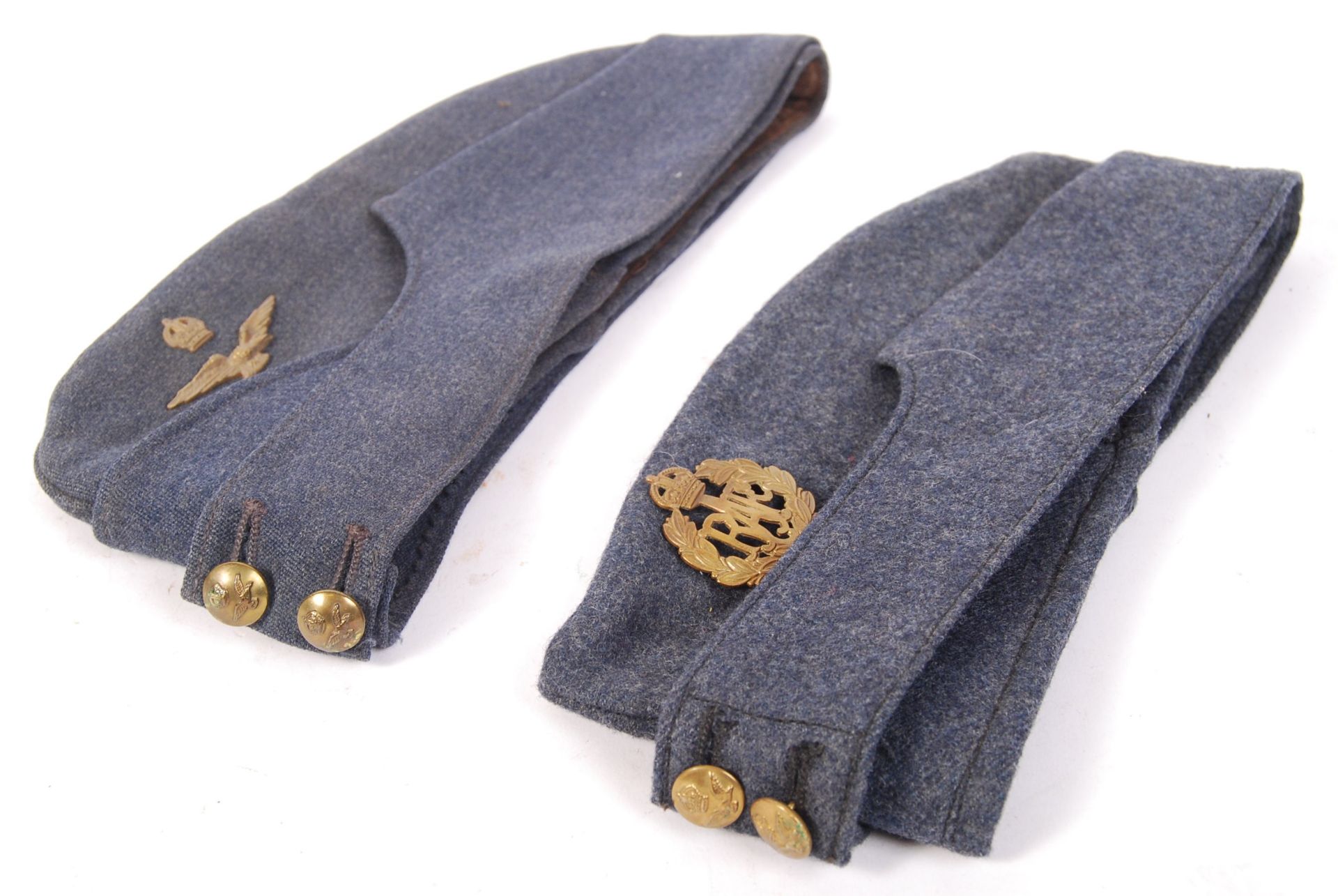 WWII SECOND WORLD WAR RAF UNIFORM FORAGE CAPS - Bild 2 aus 3