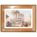 CONFEDERATE STEAM BOAT PRINT AFTER ALAN FEARNLEY