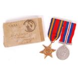WWII SECOND WORLD WAR LOCAL INTEREST MEDAL GROUP