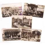 RARE BRISTOL KING GEORGE V & QUEEN MARY VISIT POSTCARDS