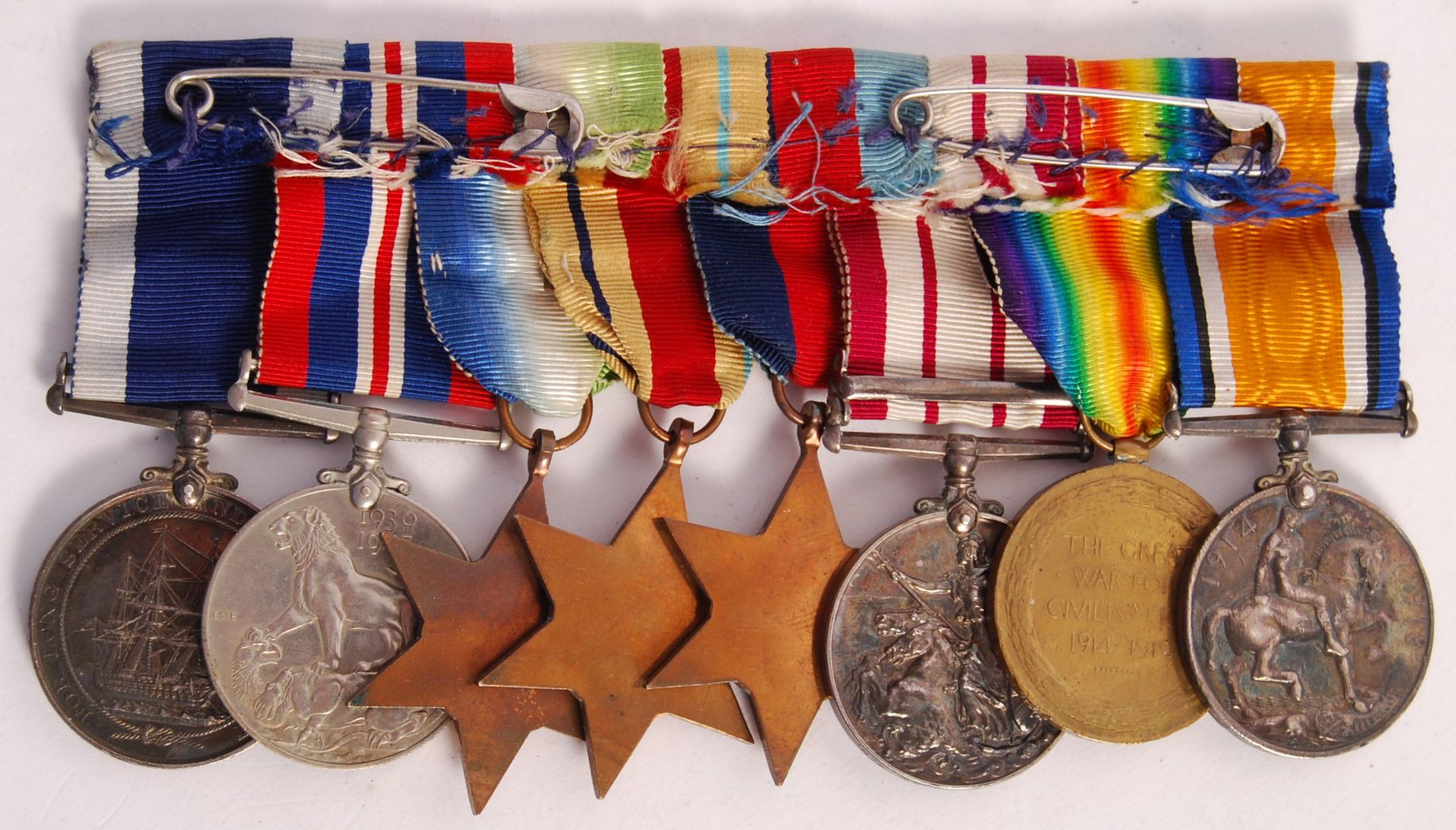 WWI FIRST WORLD WAR & WWII SECOND WORLD WAR MEDAL GROUP - Bild 2 aus 6