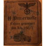 THIRD REICH GERMAN NAZI PANZERWAFFE SOLDIER'S ID B