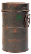 RARE WWI FIRST WORLD WAR GERMAN GAS MASK TIN