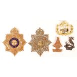 ASSORTED ROYAL MARINES UNIFORM CAP BADGES