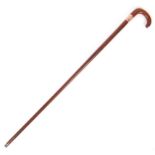 HMS VICTORY COPPER EDWARDIAN ADMIRAL NELSON WALKING STICK CANE
