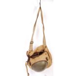 RARE WWII SECOND WORLD WAR EARLY-ISSUE HELMET HAVERSACK