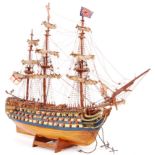 HMS VICTORY SCRATCH BUILT MODEL TALL SHIP