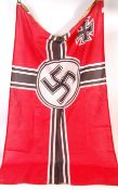 LARGE WWII GERMAN KRIEGSMARINE REPLICA FLAG
