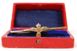 WWII SECOND WORLD WAR RAF SWEETHEART'S PIN BADGE