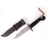 VINTAGE AK47 RIFLE BAYONET WITH SCABBARD