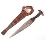 SUDANESE 19TH CENTURY MAHDI DERVISH ARM DAGGER