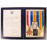 WWI FIRST WORLD WAR MEDAL TRIO - OXFORD & BUCKS LIGHT INFANTRY