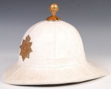 20TH CENTURY ROYAL MARINES PITH / TOPEE HELMET