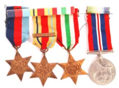 WWII SECOND WORLD WAR MEDAL GROUP