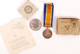 WWI FIRST WORLD WAR MEDAL & RELATED EFFECTS