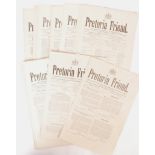 BOER WAR INTEREST ' THE PRETORIA FRIEND ' NEWSPAPERS