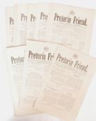 BOER WAR INTEREST ' THE PRETORIA FRIEND ' NEWSPAPERS