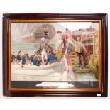 19TH CENTURY FRED ROE ADMIRAL NELSON ' GOODBYE MY LADS ' PRINT