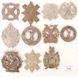 ASSORTED WWII (& OTHER) MILITARY UNIFORM CAP BADGES