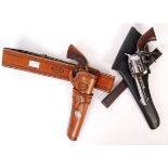 WESTERN / WILD WEST COWBOY REENACTMENT HOLSTERS AND REPLICA REVOLVERS