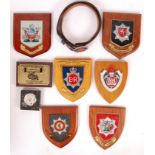 ASSORTED 20TH CENTURY FIRE SERVICE WALL PLAQUES & RELATED