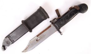 20TH CENTURY AK47 SHORT RIFLE BAYONET & SCABBARD