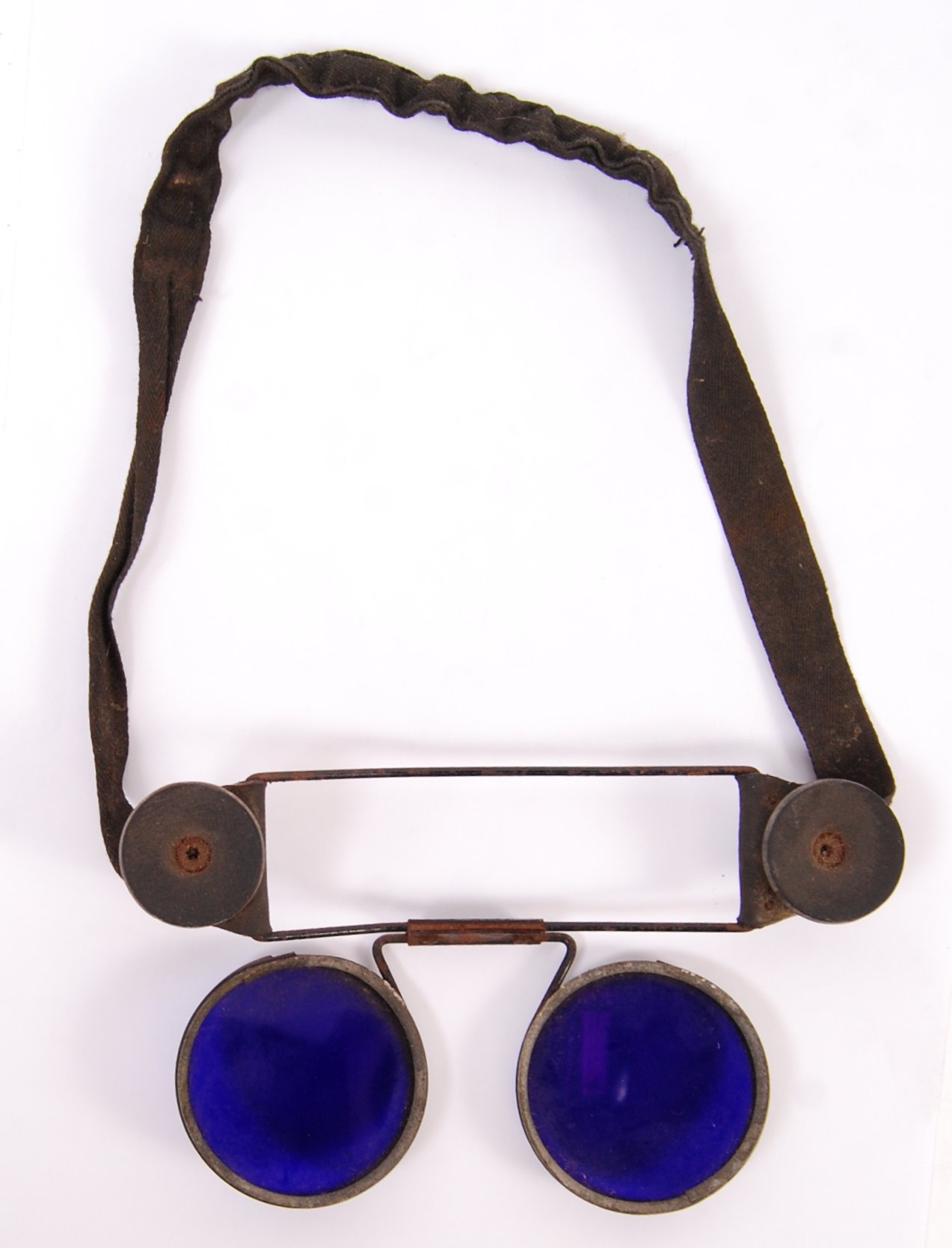 RARE WWII SECOND WORLD WAR GERMAN U-BOAT BLUE GOGGLES - Image 2 of 5