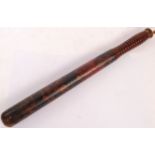 19TH CENTURY NAVAL / POLICE VICTORIAN PAINTED TRUNCHEON