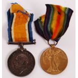 WWI FIRST WORLD WAR MEDAL PAIR AWARDED TO A DRIVER IN THE RA