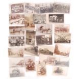 RARE COLLECTION OF LOCAL INTEREST BRISTOL REAL PHOTO POSTCARDS