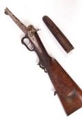 ANTIQUE 19TH CENTURY UNNAMED SHOTGUN BUTT