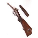 ANTIQUE 19TH CENTURY UNNAMED SHOTGUN BUTT