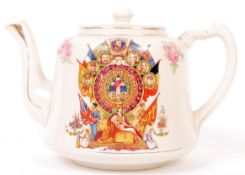 WWI FIRST WORLD WAR INTEREST VICTORY COMMEMORATIVE TEAPOT