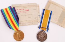 WWI FIRST WORLD WAR MEDAL PAIR - SAPPER IN THE ROYAL ENGINEERS