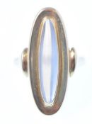1970'S 15ct GOLD MOONSTONE RING