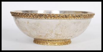 A sterling silver 925 stamped centerpiece bowl rai