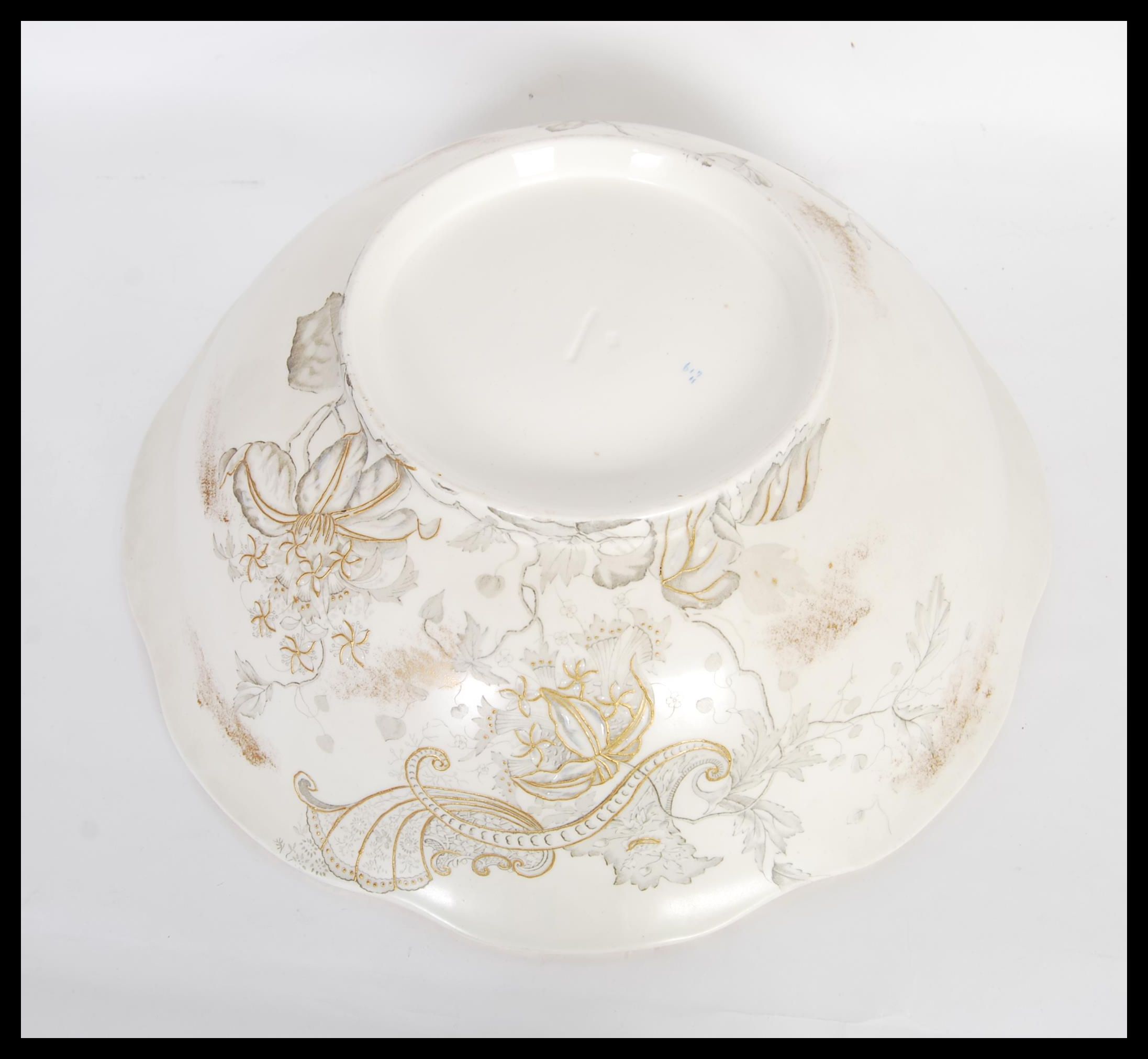 A 19th Century Victorian rare wash bowl and jug se - Image 3 of 6