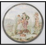 A 19th Century Victorian hand coloured porcelain p