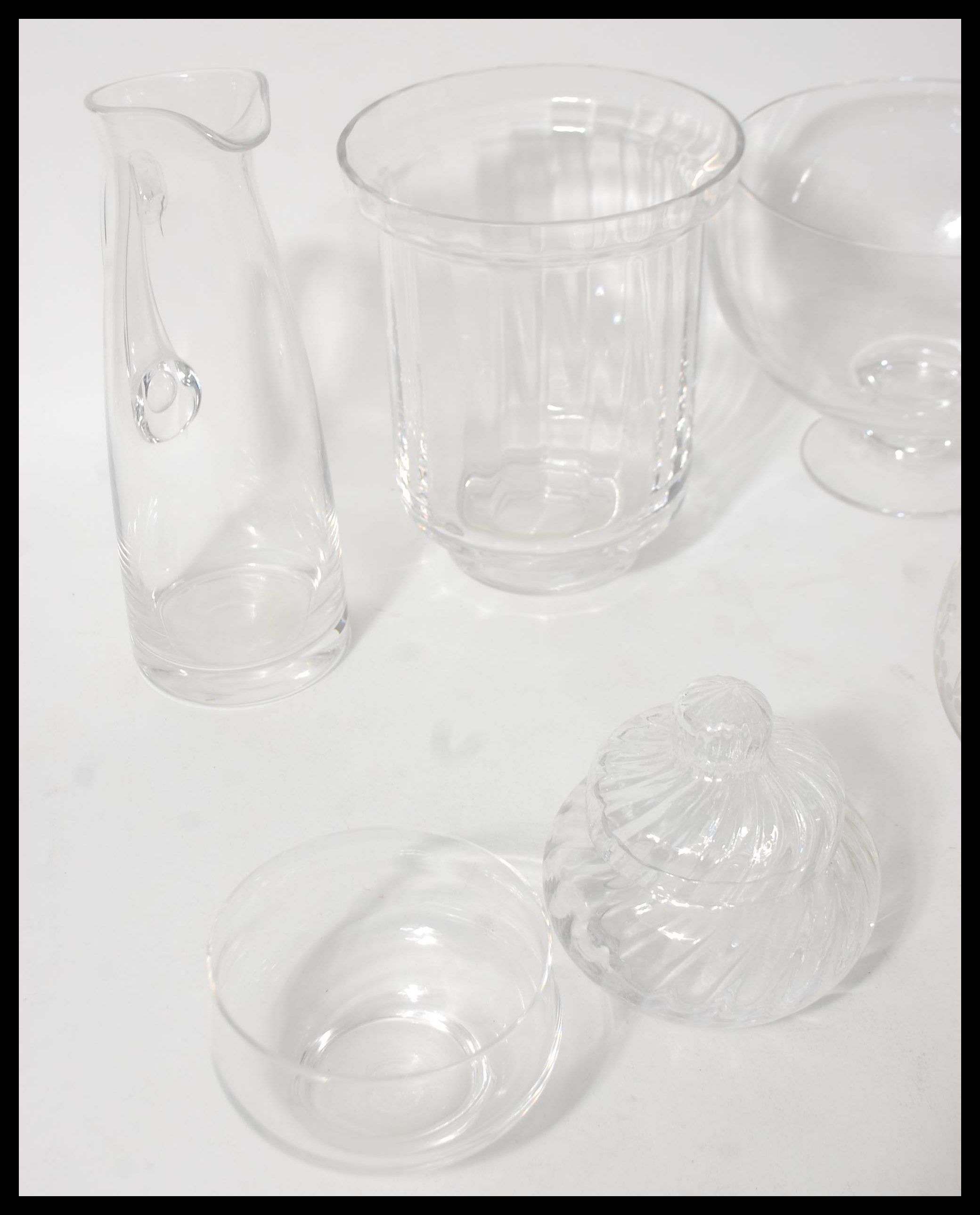 A collection of vintage glassware including Dartin - Image 2 of 6