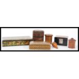 A collection of vintage and antique treen and wood