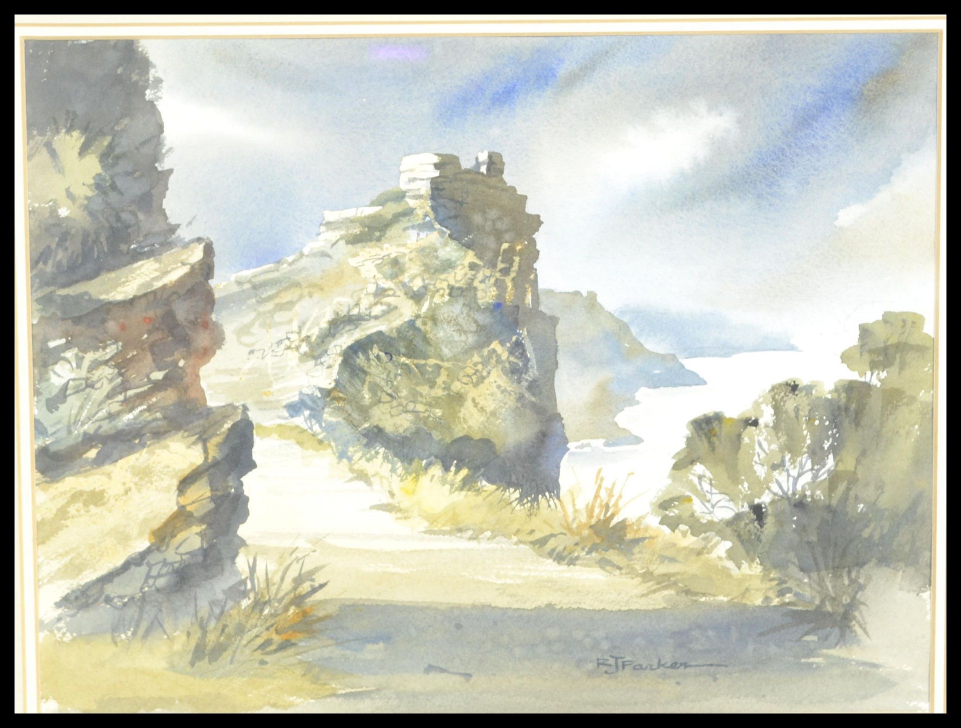 R J Parker (20th Century) - A watercolour painting - Image 2 of 4