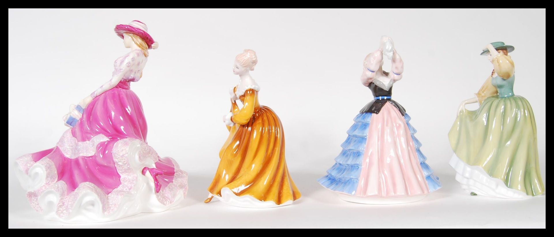 A selection of of four Royal Doulton ' Pretty Ladies ' to include ' Just For You ' HN 5140, ' - Bild 4 aus 8