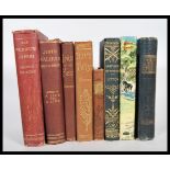 A collection of 19th Century novel books to include ' The Dog Crusoe and his Master ' published by