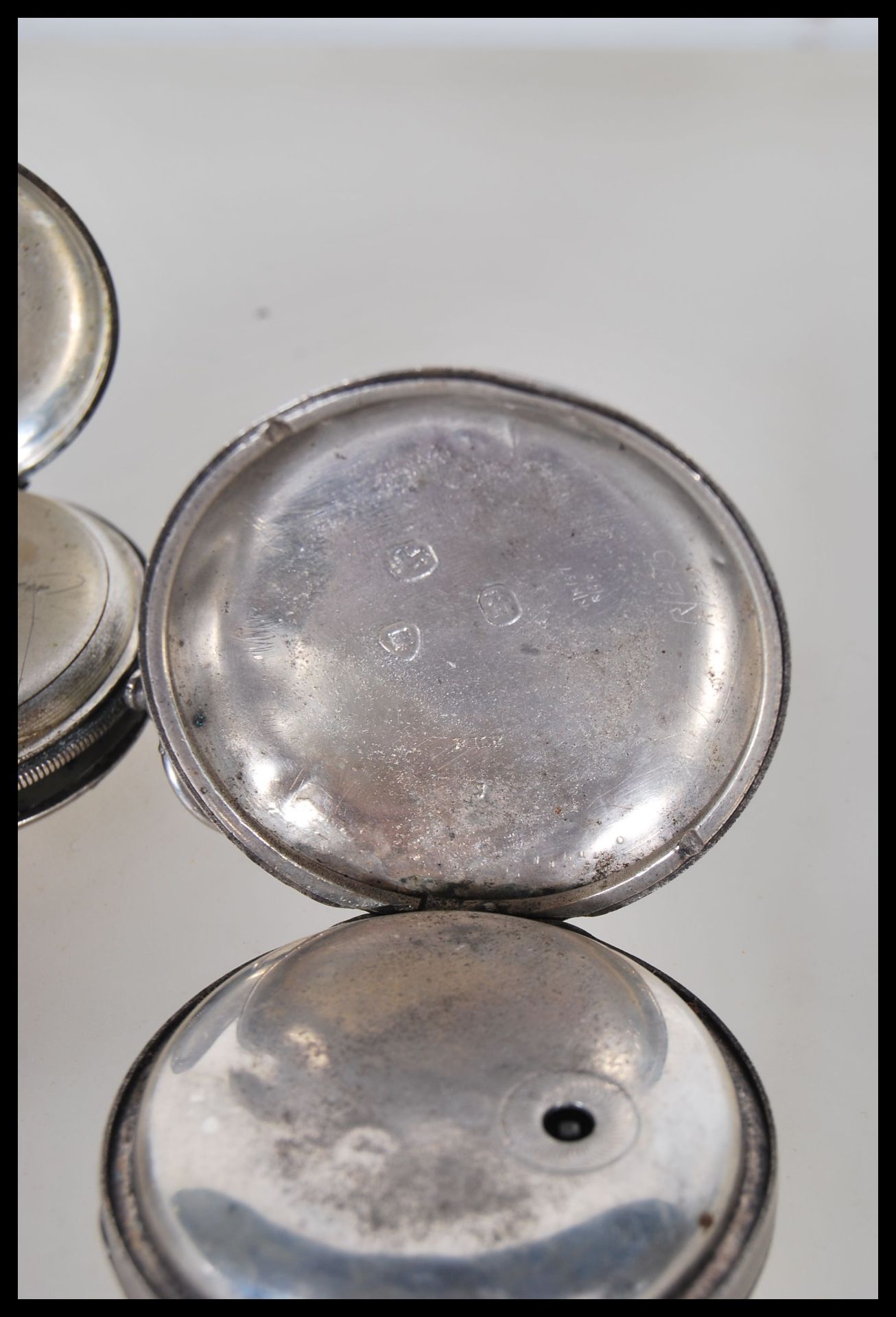 A collection of three pocket watches to include, silver hallmarked for London date letter B fusee - Image 8 of 8