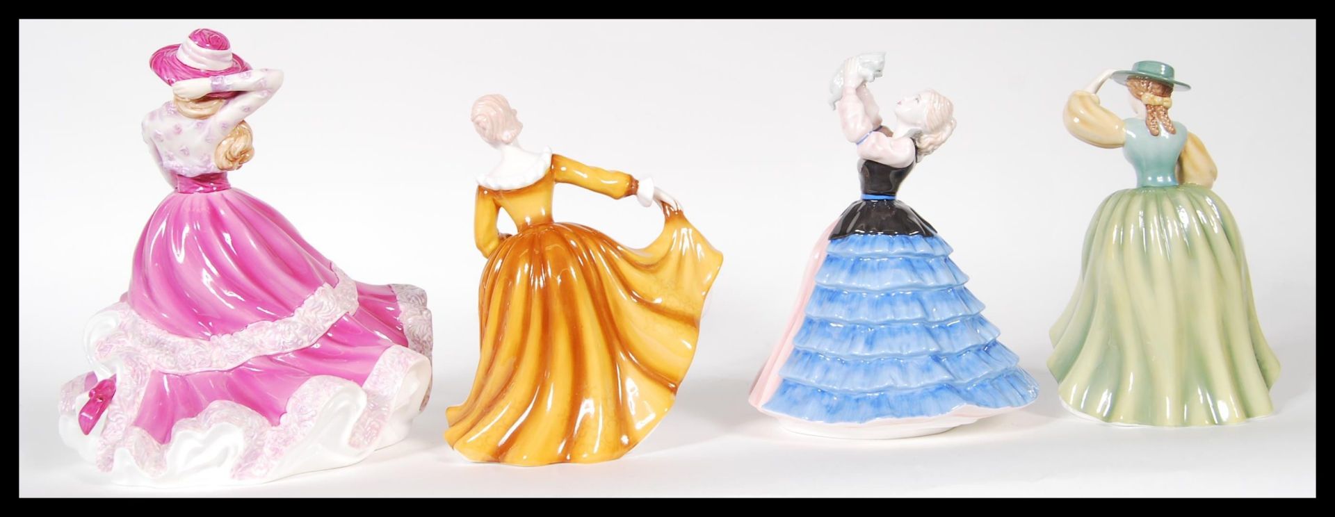 A selection of of four Royal Doulton ' Pretty Ladies ' to include ' Just For You ' HN 5140, ' - Bild 3 aus 8