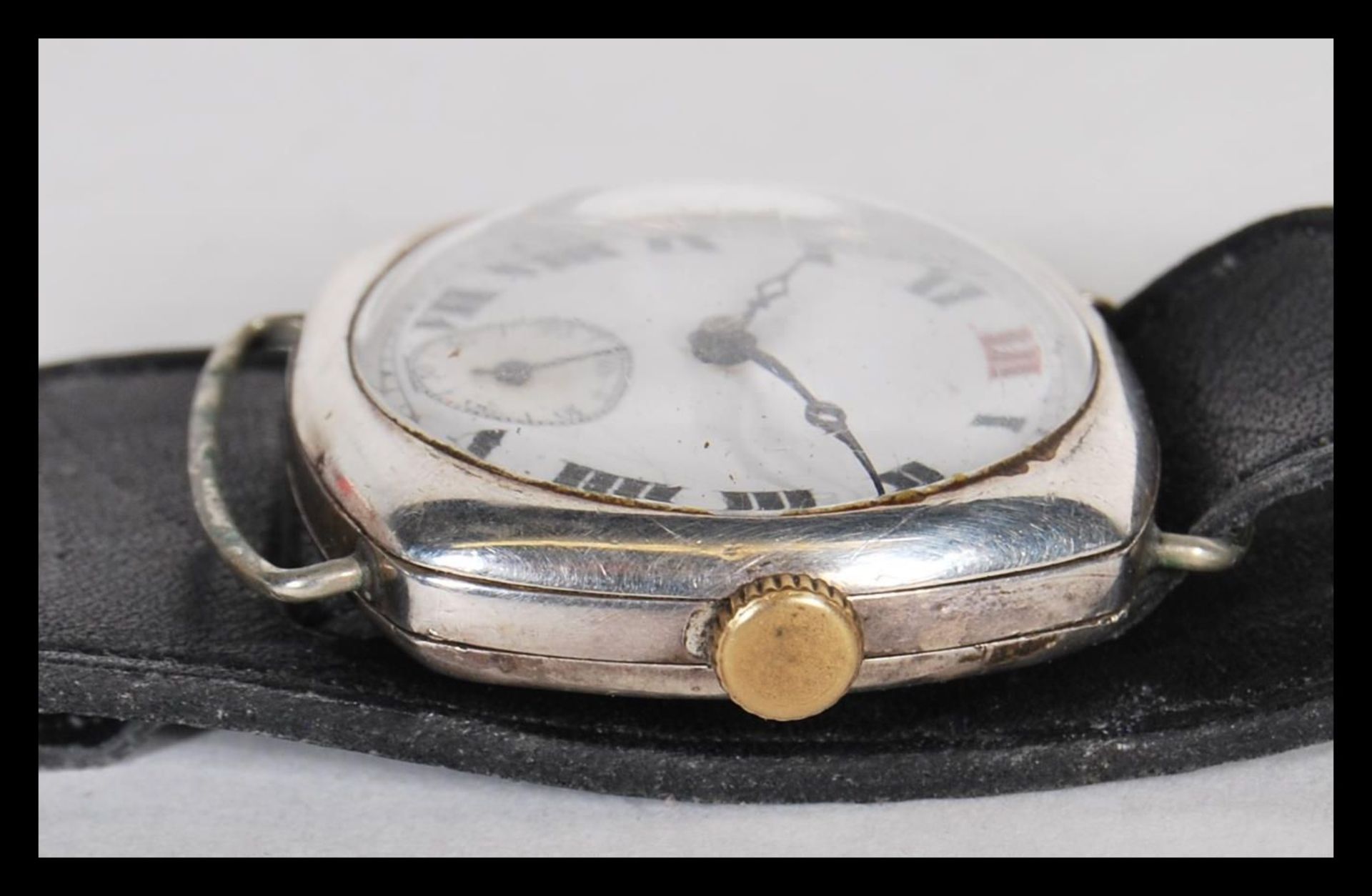 A selection of vintage 1920's watches to include a continental silver watch having a white enamelled - Bild 3 aus 11